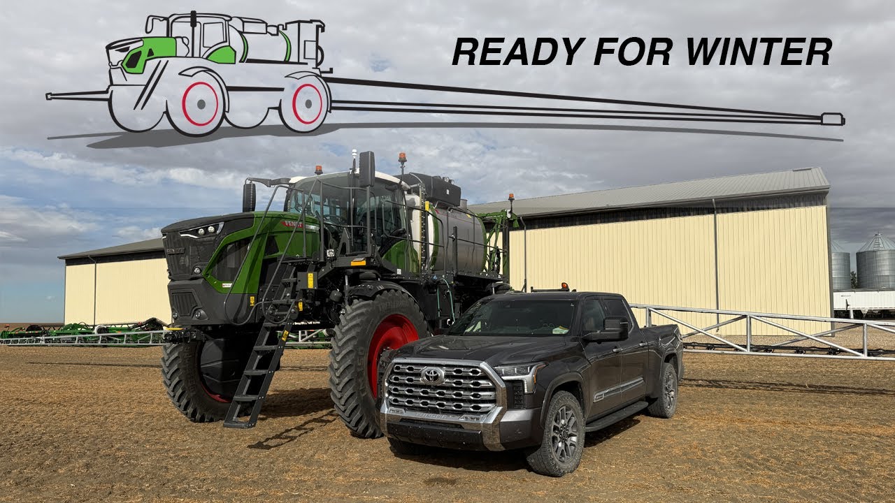 Подготовка опрыскивателя Fendt Rogator к зиме
