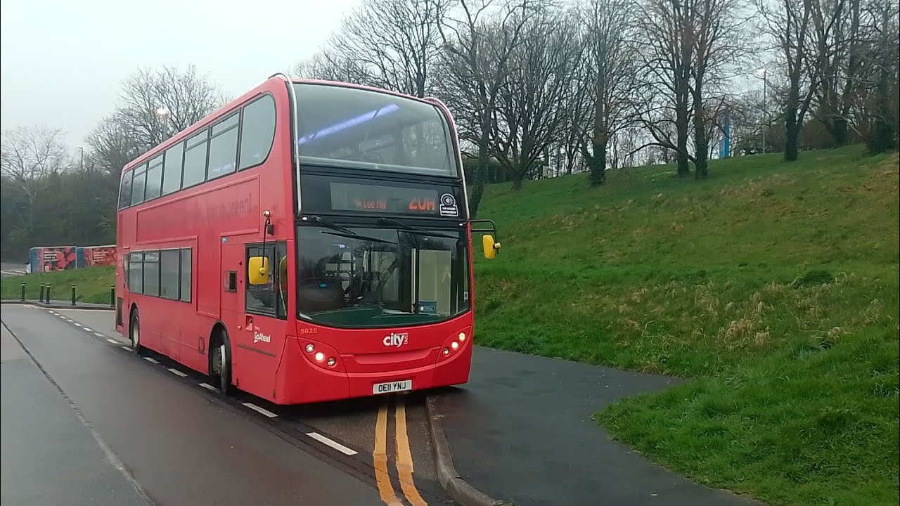***Super Decent + 70MPH on A38*** Plymouth Citybus 5025, OE11YMJ, 20A to Ivybridge Town Hall.