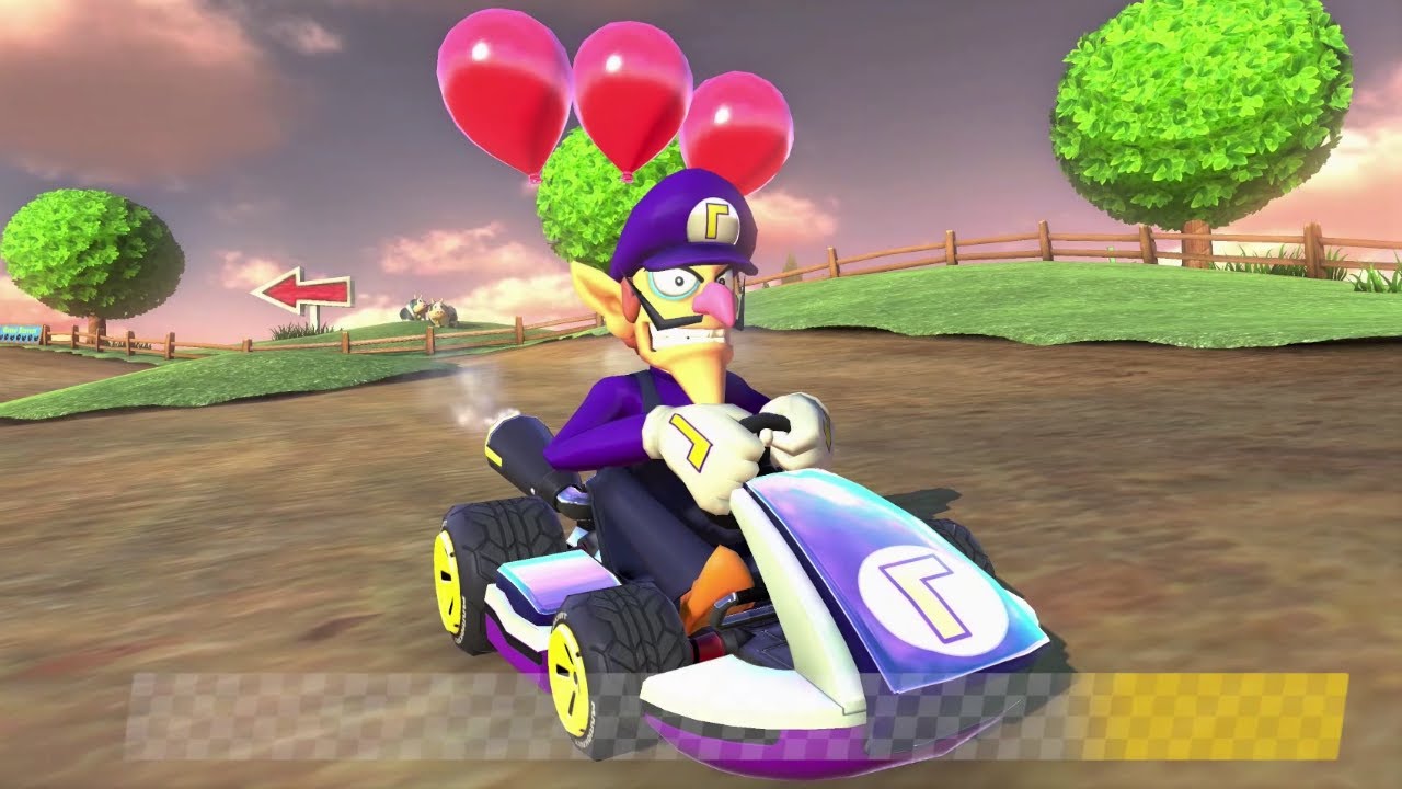 Mario Kart 8 Waluigi Battle Race Gameplay HD