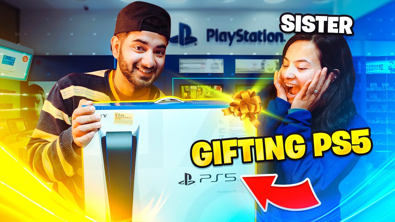 Gifting My Sister PlayStation 5  [Epic reaction]