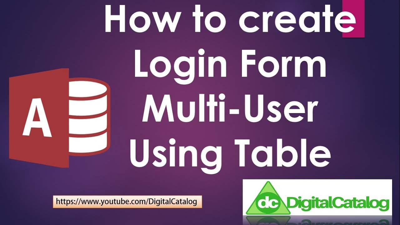 Login Form Multi-User