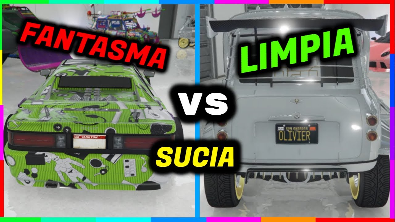 Placa LIMPIA VS FANTASMA VS SUCIA ¿Diferencias? ¿Riesgo de Baneo? GTA 5 Online PLACAS/MATRICULAS