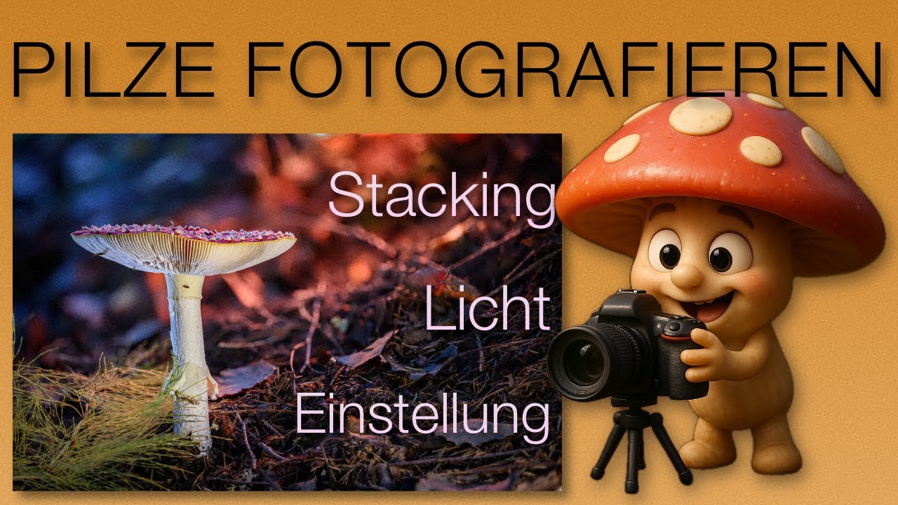 Pilze fotografieren 🍄 – Unglaubliche Ergebnisse mit Fokus-Stacking & Licht! 💡