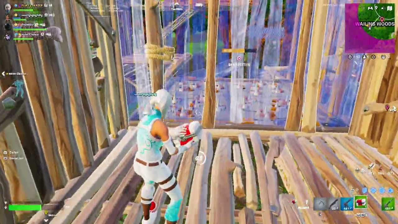 Fortnite Ranked Kampf in Wailing Woods mit den OG´s
