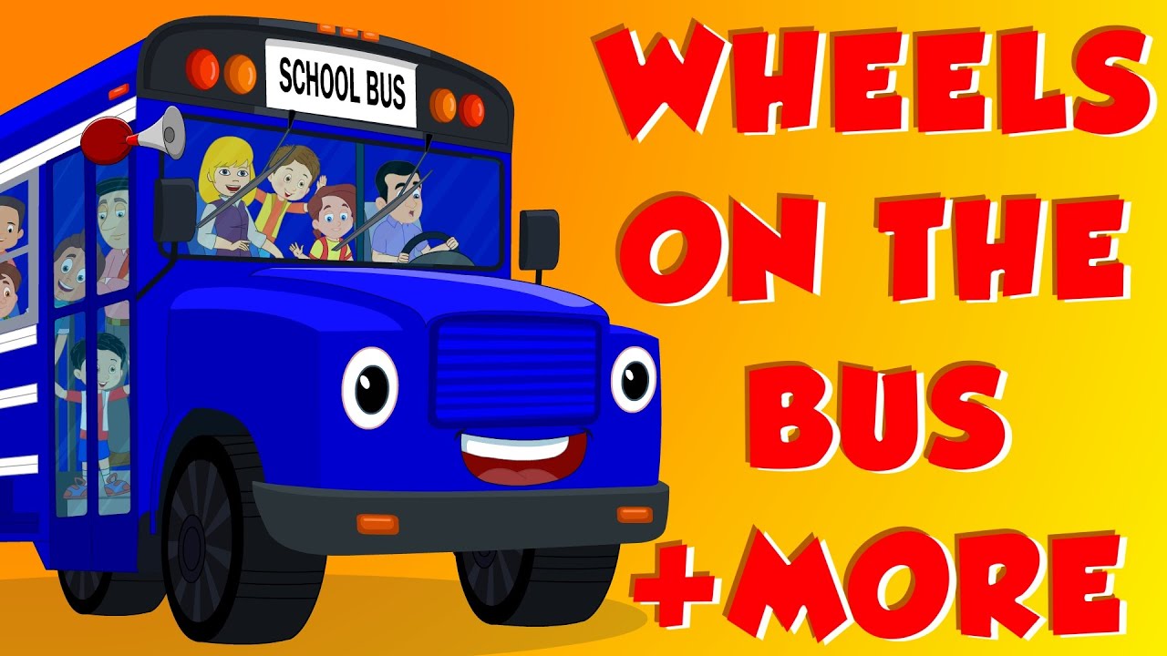 Wheels On The Bus | Finger Family | English nursery rhymes | kids songs