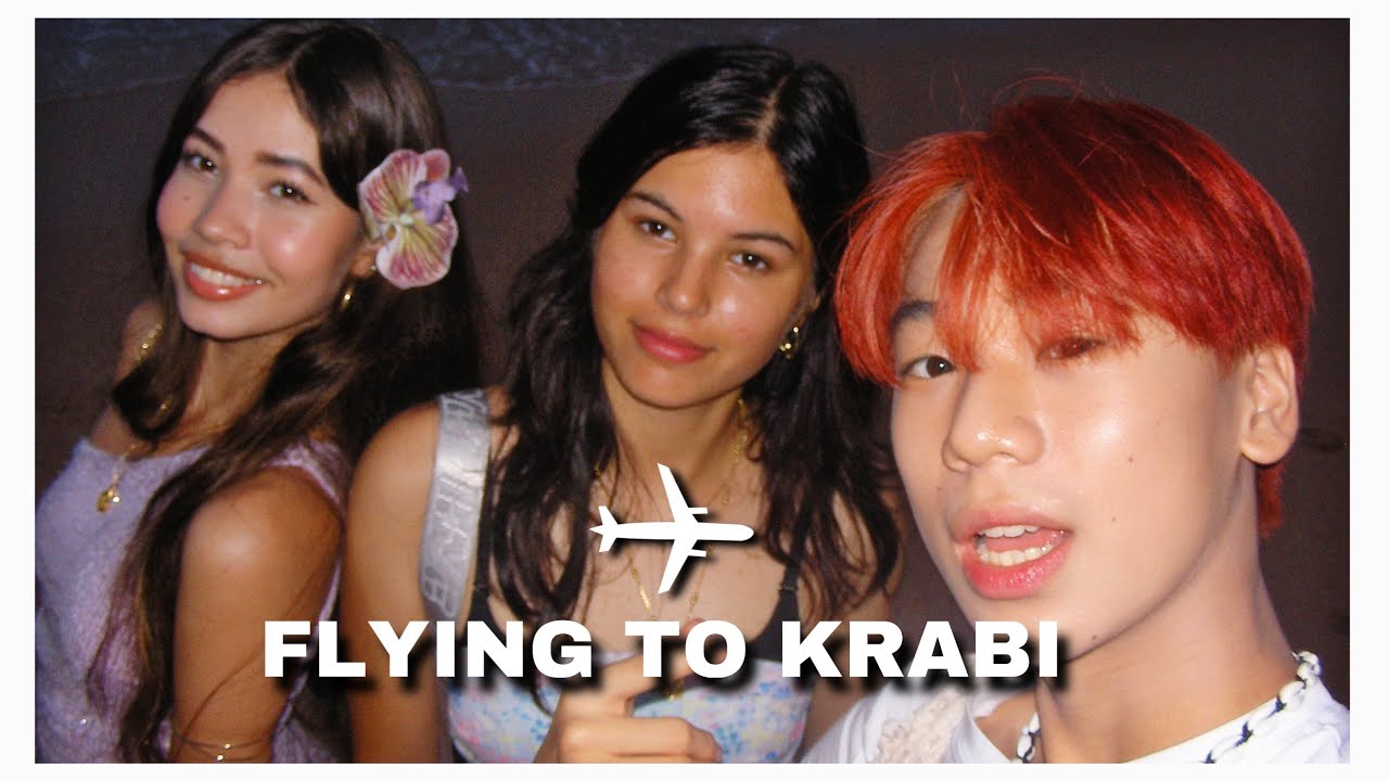FLYING WITH FRIENDS (Krabi trip pt.1 ☀️🌊👙)