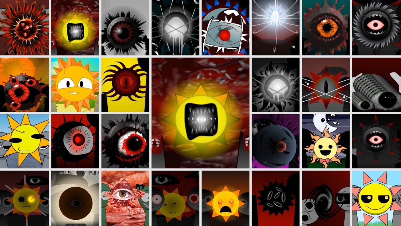 Incredibox Sprunki Mr. sun in all stages and mods Part 53 | Pixel_sprunki