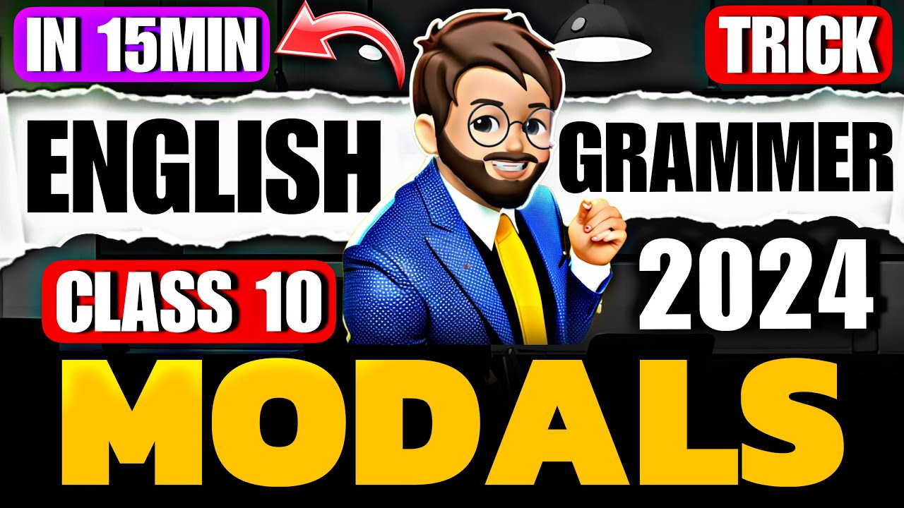 MODALS class 10🔥 Class 10 English Grammar One Shot | Tips & Tricks | Modals One Shot