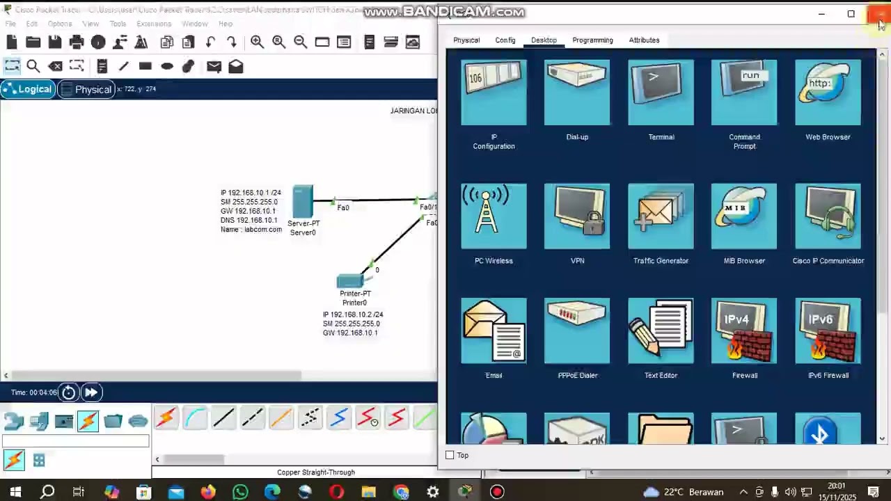Menambahkan Internet (MODEM) pada Jaringan LOKAL