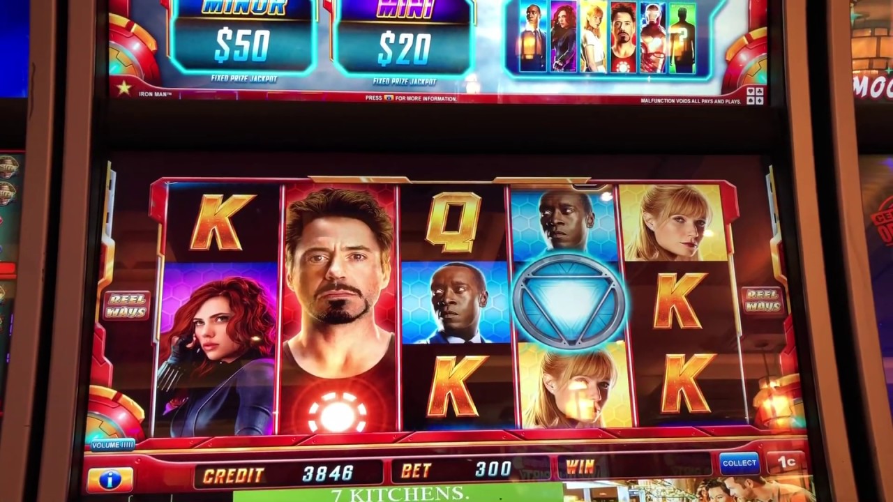 🔥MARVEL: Iron Man SLOT Machine Live play 🔥 Bonus and Jackpot Win‼️ @Seminole Hard Rock Casino