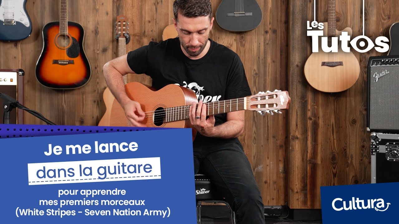 J'apprends à jouer Seven Nation Army de White Stripes à la guitare