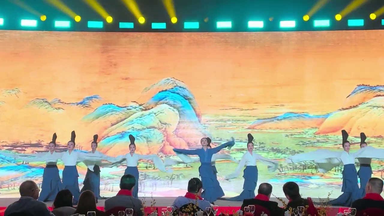 Company Annual Party | Only This Green and Blue | Inspired by A Thousand Li of Rivers and Mountains