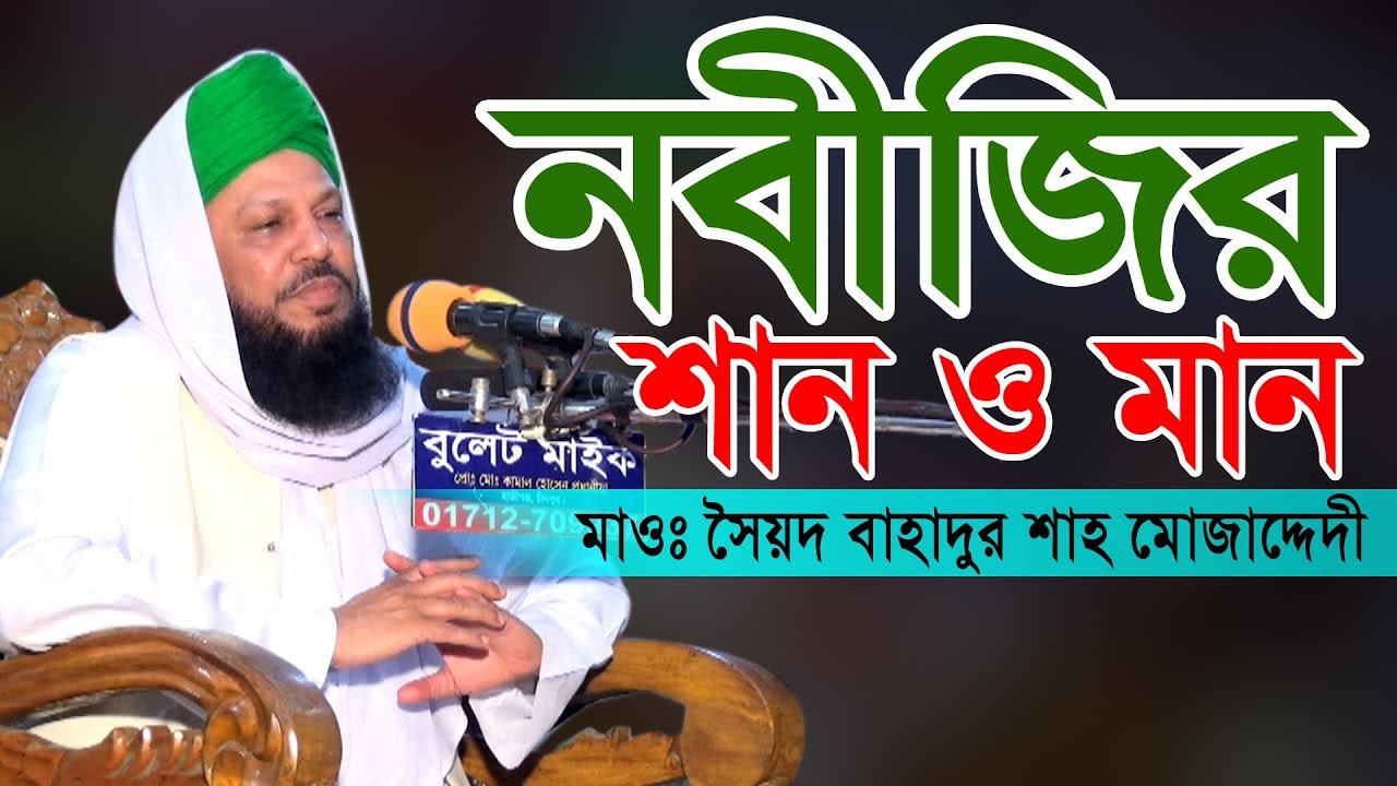 মাওলানা সৈয়দ বাহাদুর শাহ মোজাদ্দেদী। 