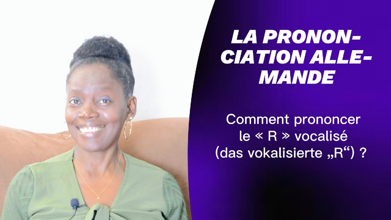 Comment prononcer le « R » vocalisé ? (das vokalisierte „R“) #allemand