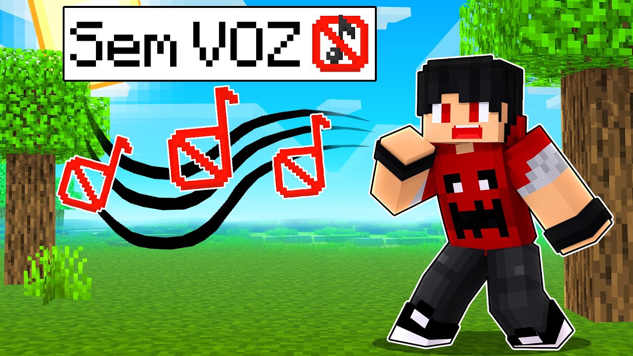 P3DRU está SEM VOZ no Minecraft