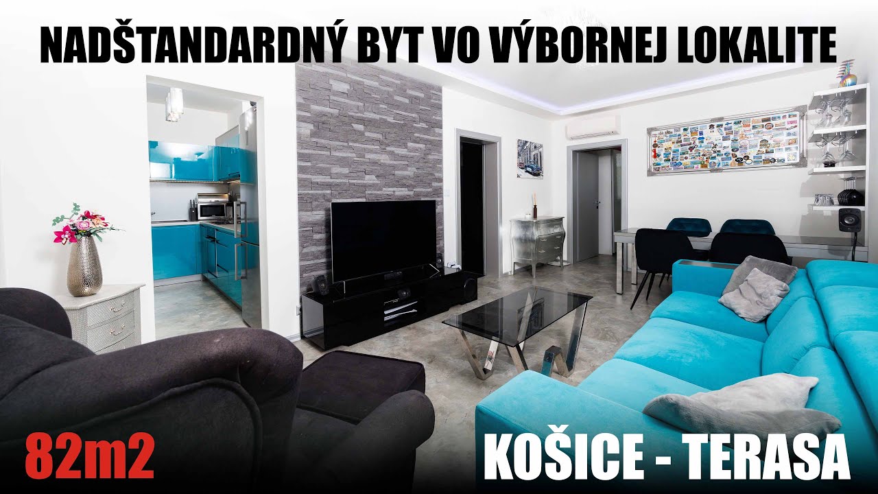 NADŠTANDARDNÝ 4 IZBOVÝ BYT VO VÝBORNEJ LOKALITE 82 m2 + loggia, Košice - Terasa