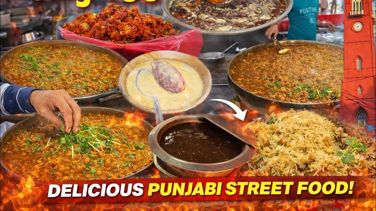 Ludhiana Famous Punjabi Street Food || only ₹199  