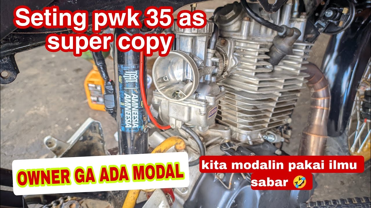 Cara seting karbu pwk 35 as di honda tiger