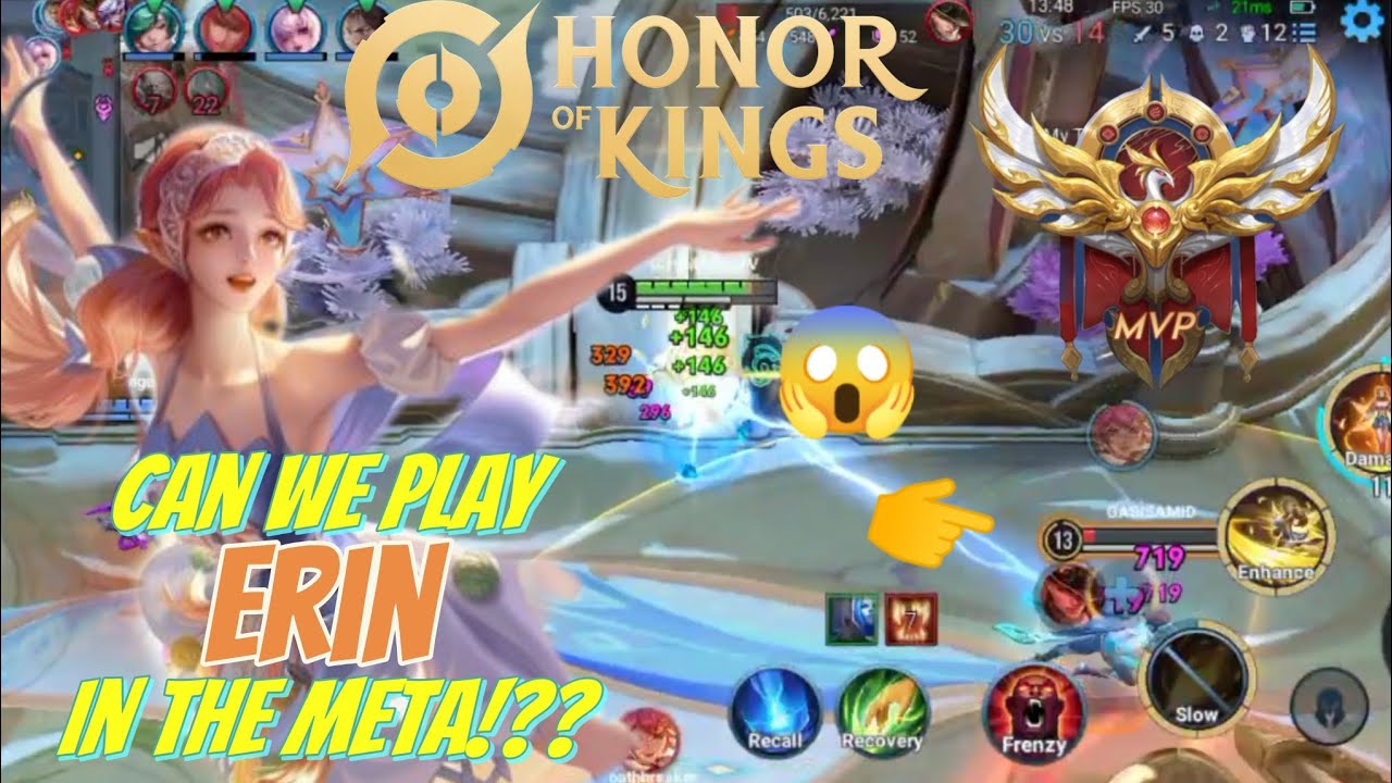 ERIN IN THE META? | HONOR OF KINGS | ERIN BUILD 2025 | GAMEPLAY & HIGHLIGHTS