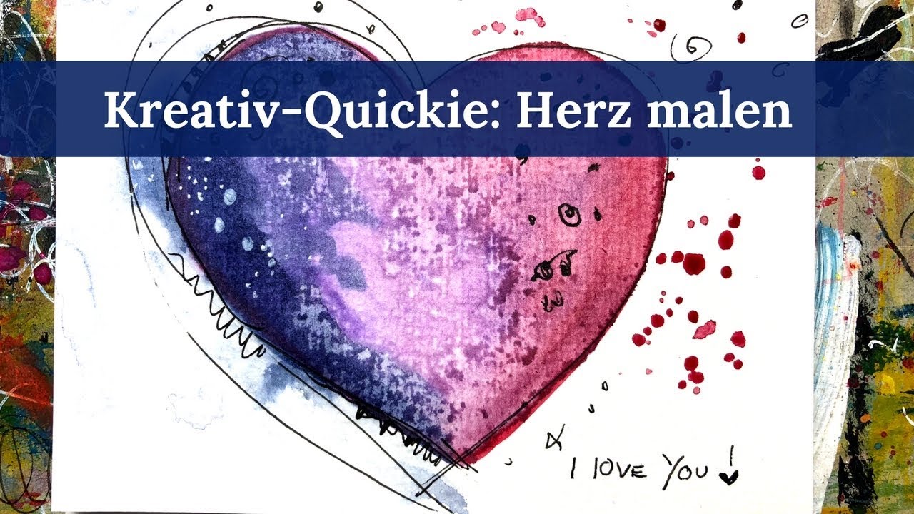 Kreativ-QUICKIE #2: Herz malen mit Clarissa