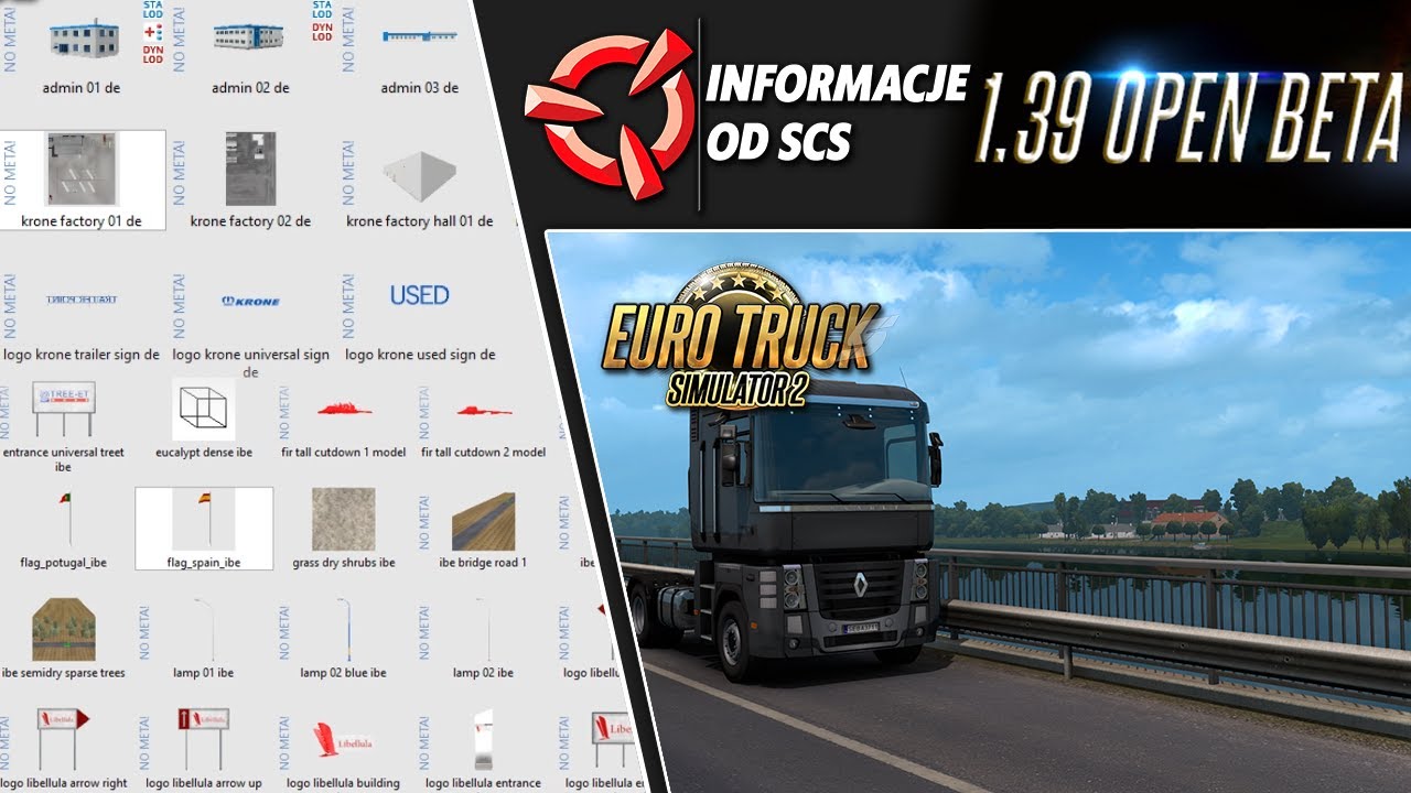 UKRYTE TERENY DLC VIVE LA FRANCE + OBIEKTY IBERII I FABRYKI KRONE W ETS 2