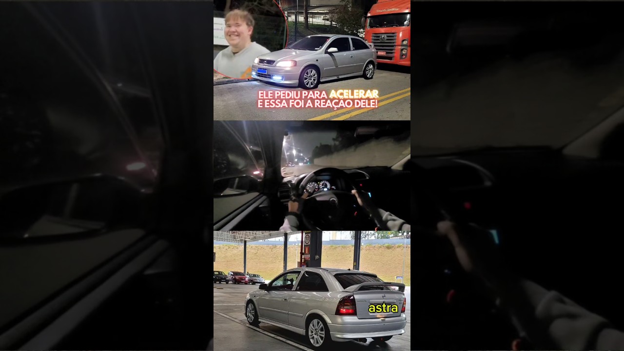 Astra com escape reto/esportivo