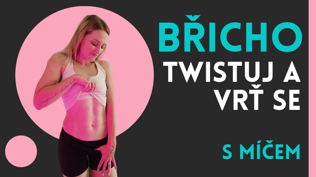 Twisty a rotace pro &uacute;zk&yacute; pas | 10 minut barre cvičen&iacute; s m&iacute;čem