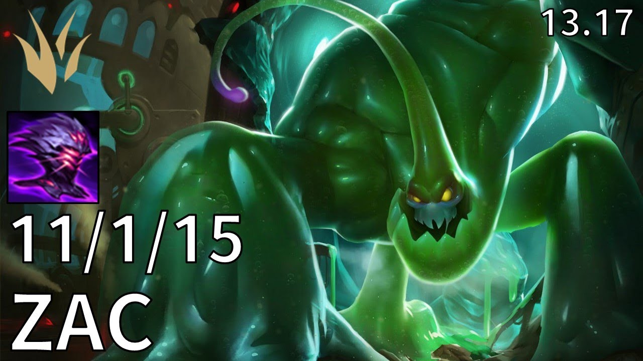 Zac Jungle vs Hecarim - EUW Diamond | Patch 13.17