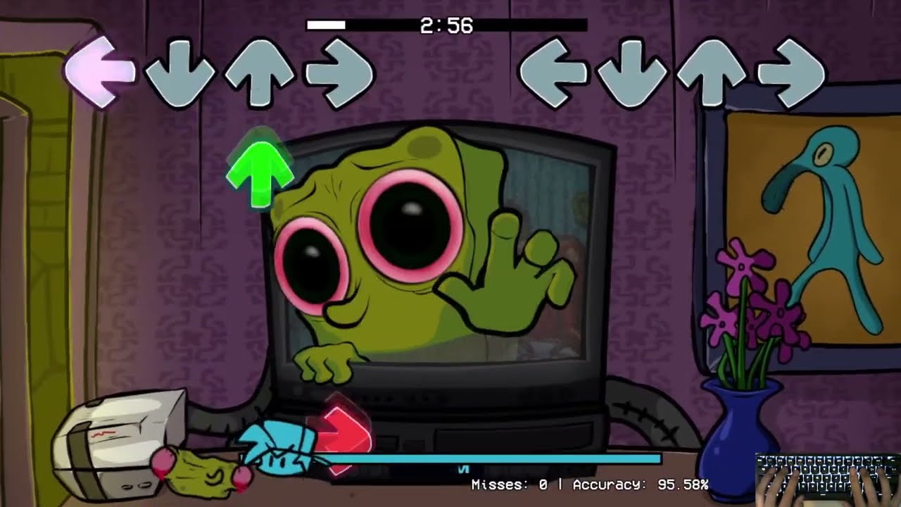 FNF Mistful Crimson Morning - DUMPED - VS Bootleg SpongeBob