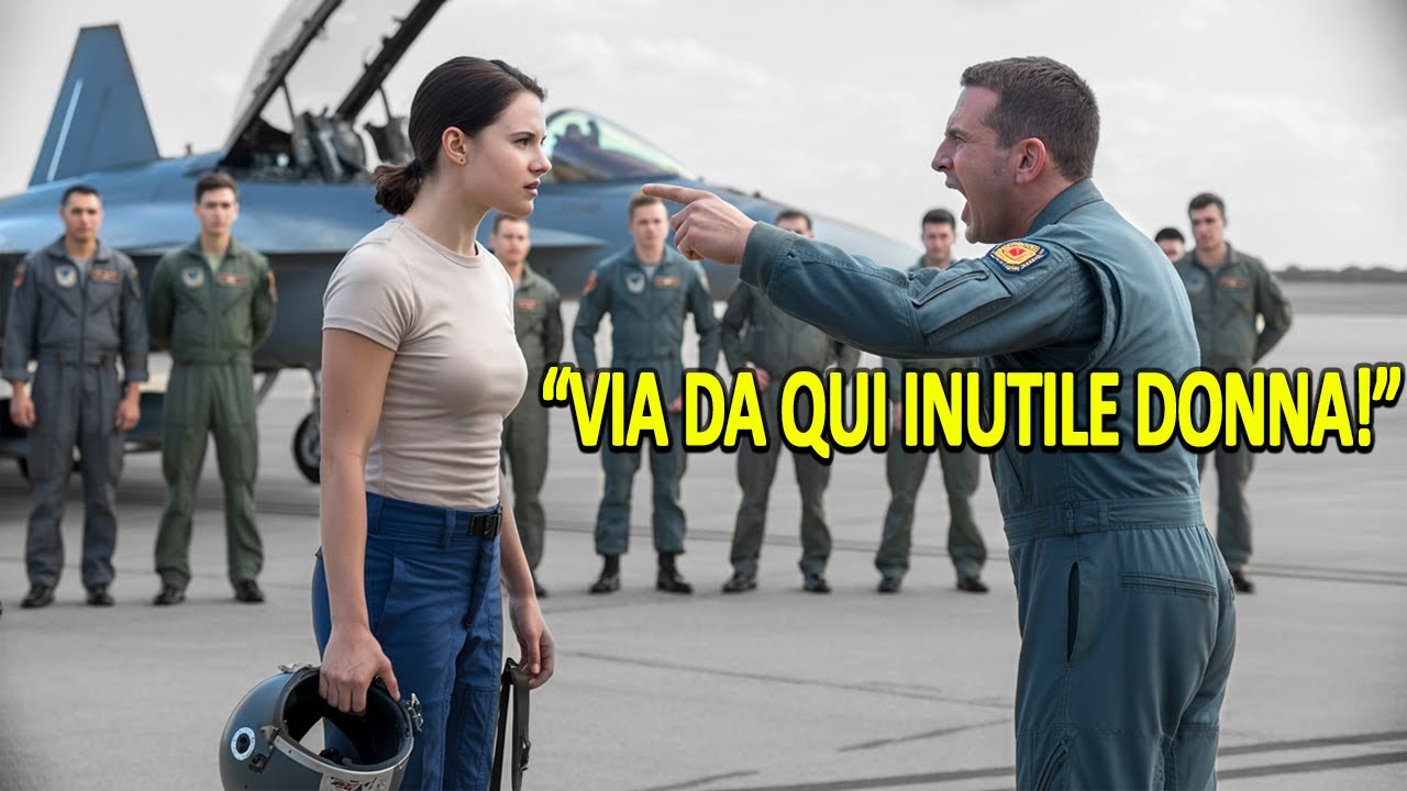 Una donna semplice è stata cacciata dal campo piloti poi è atterrata con un F-22 sul loro territorio