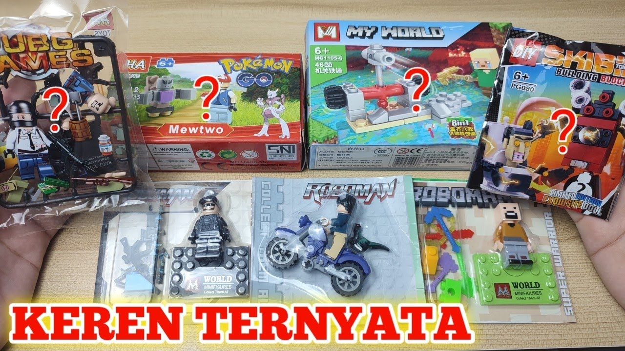 UNBOXING MAINAN LEGO Unofficial