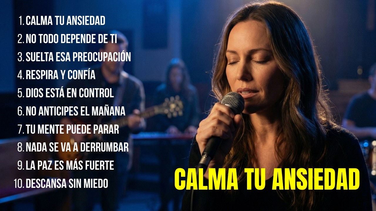 Calma Tu Ansiedad Esta Noche 🌙 Música Cristiana para Soltar Preocupaciones