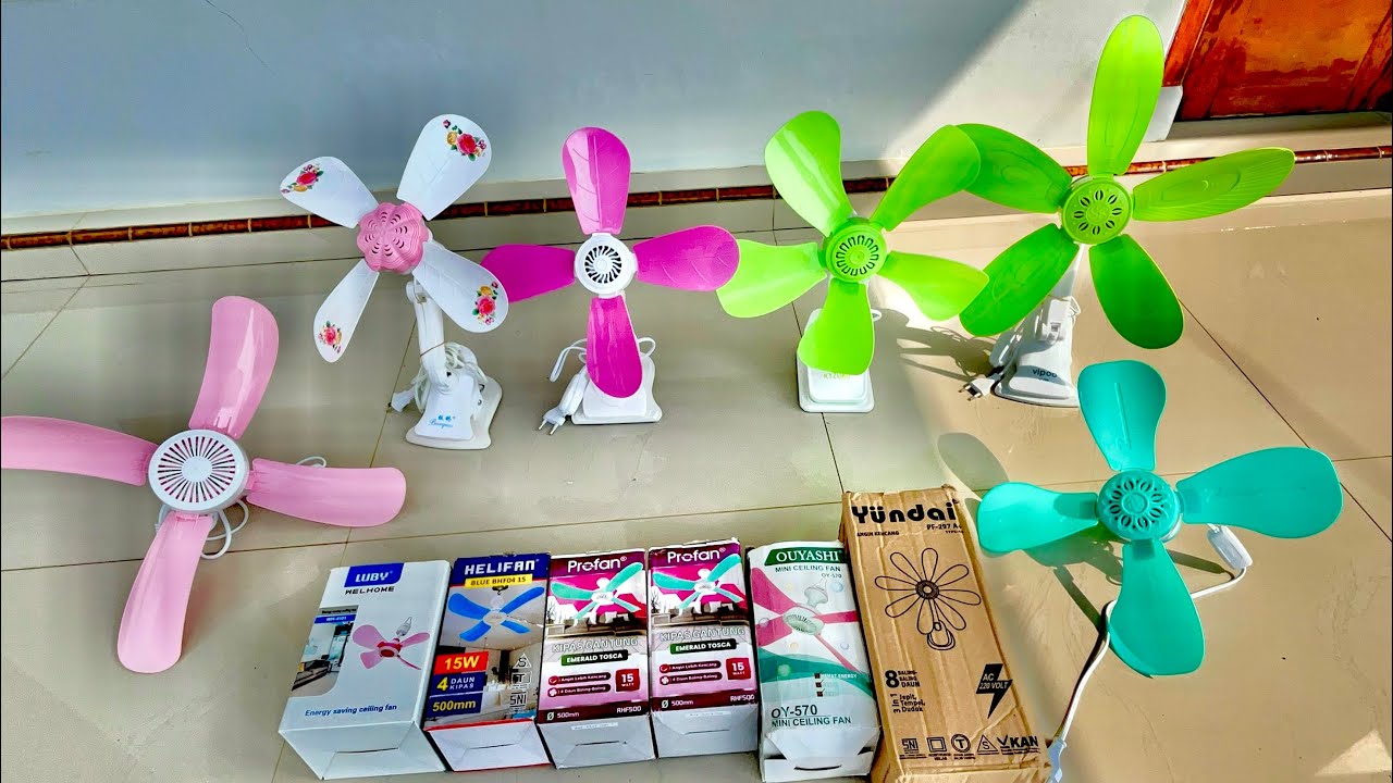 Unboxing box clip fan kipas angin