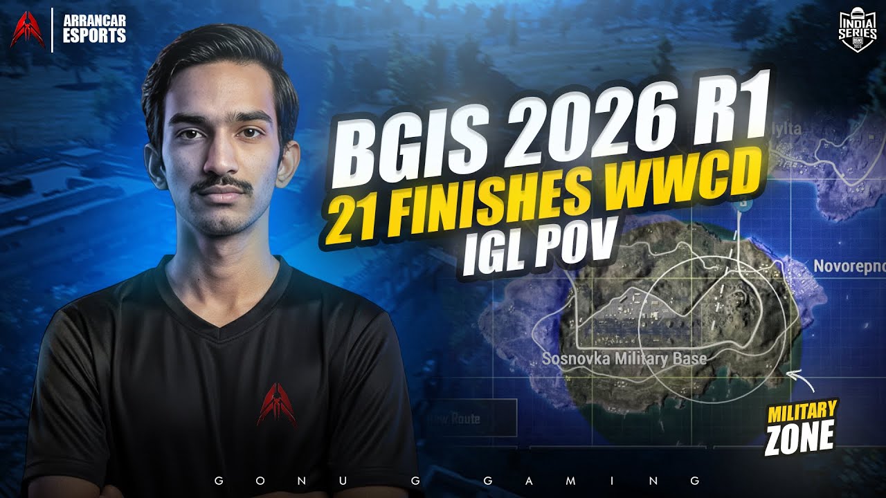 🔥BGIS 2026 R1 • 8 SOLO FINISHES • ARCxGONU