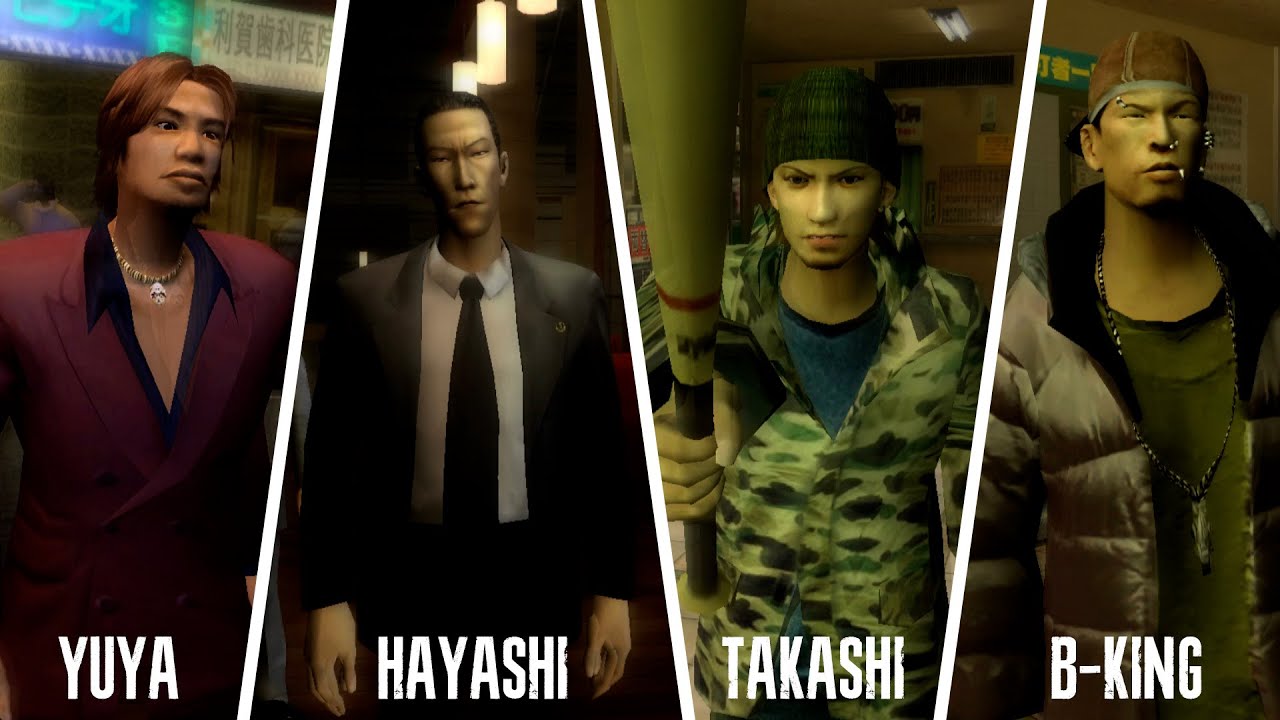 Yuya / Hayashi / Takashi / B-King / Moveset / Yakuza 1 HD