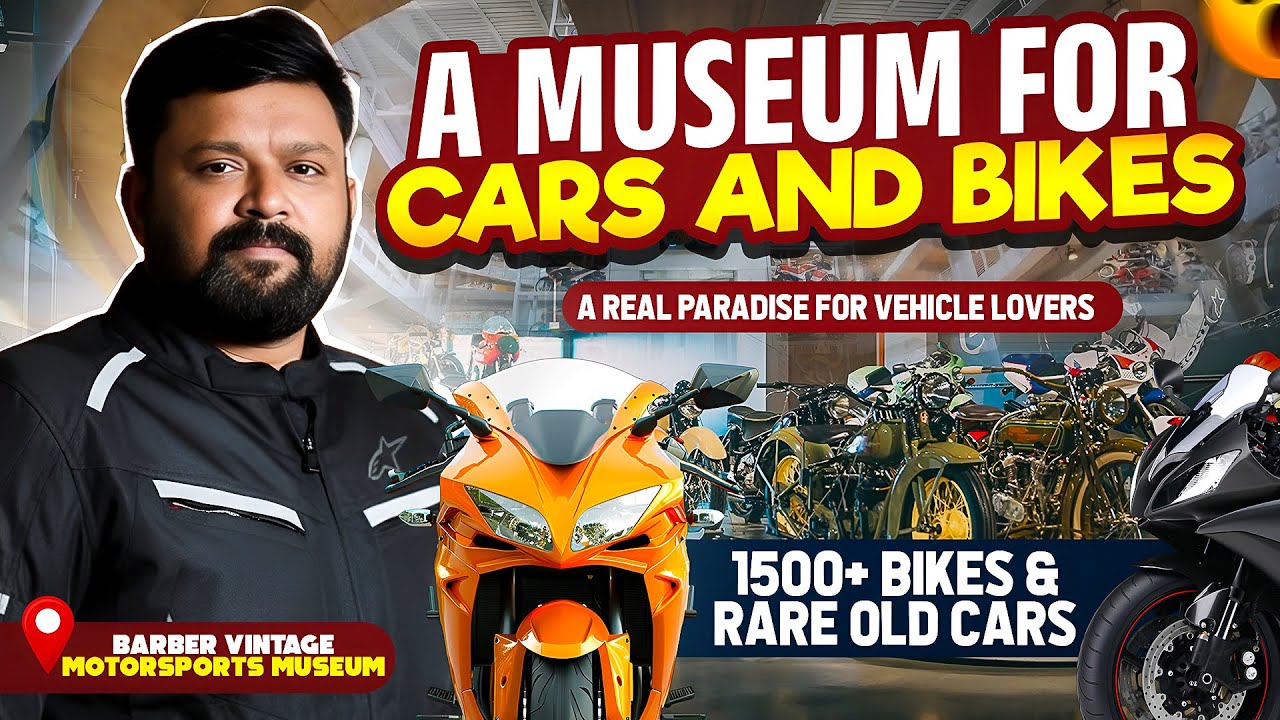 From Retro to Race! 🏁 The Most Stunning Car & Bike Museum Ever | Barber Motorsports&nbsp;Vlog  | Gobinath