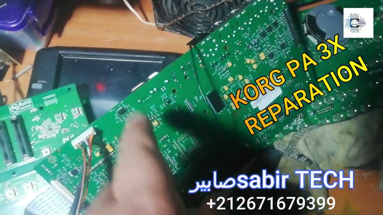 KORG PA 3X. REPARATION اصلاح جمبع اعطال الكورك