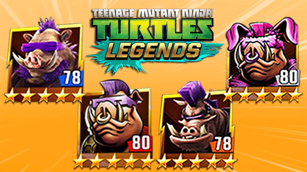 TMNT Legends Bebop Movie, Bebop Nick, Bebop Classic, Bebop Bunny