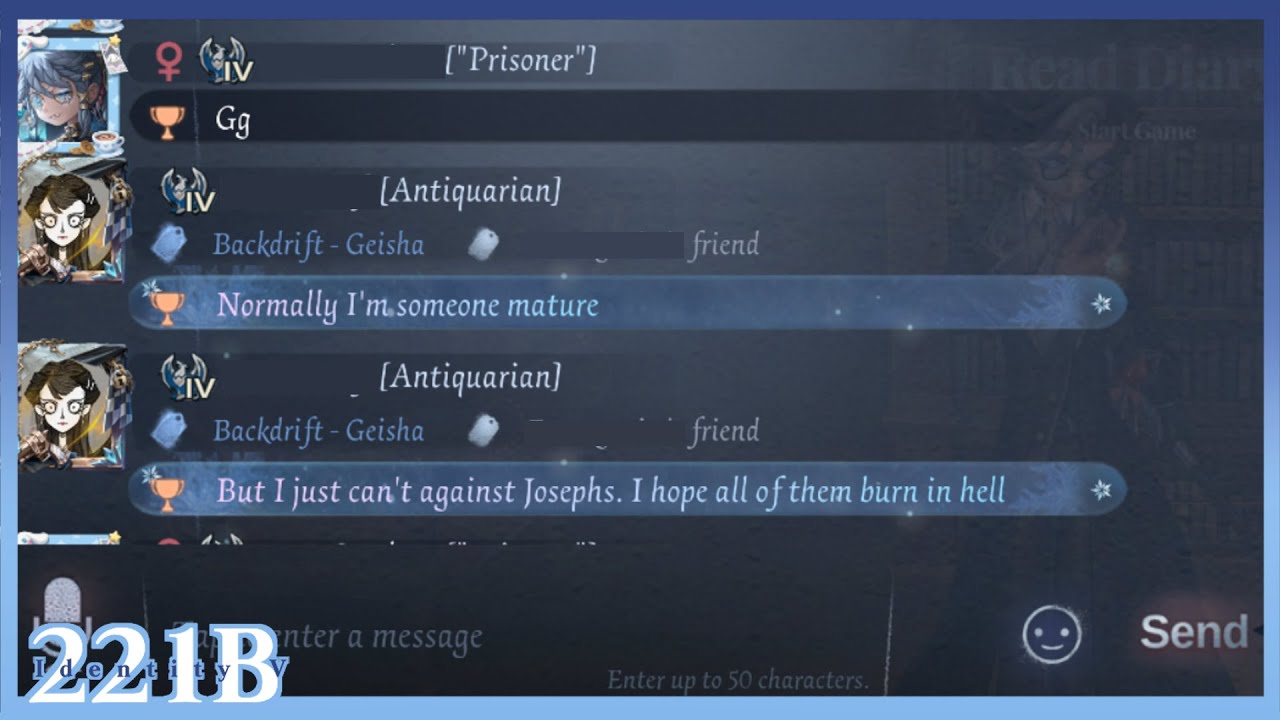 The Joseph Main Experience | Identity V Photographer Legendary Ranked Match