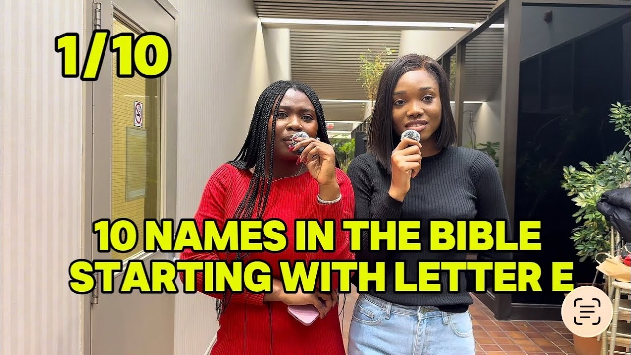 Bible Quiz: Names that starts with letter E!