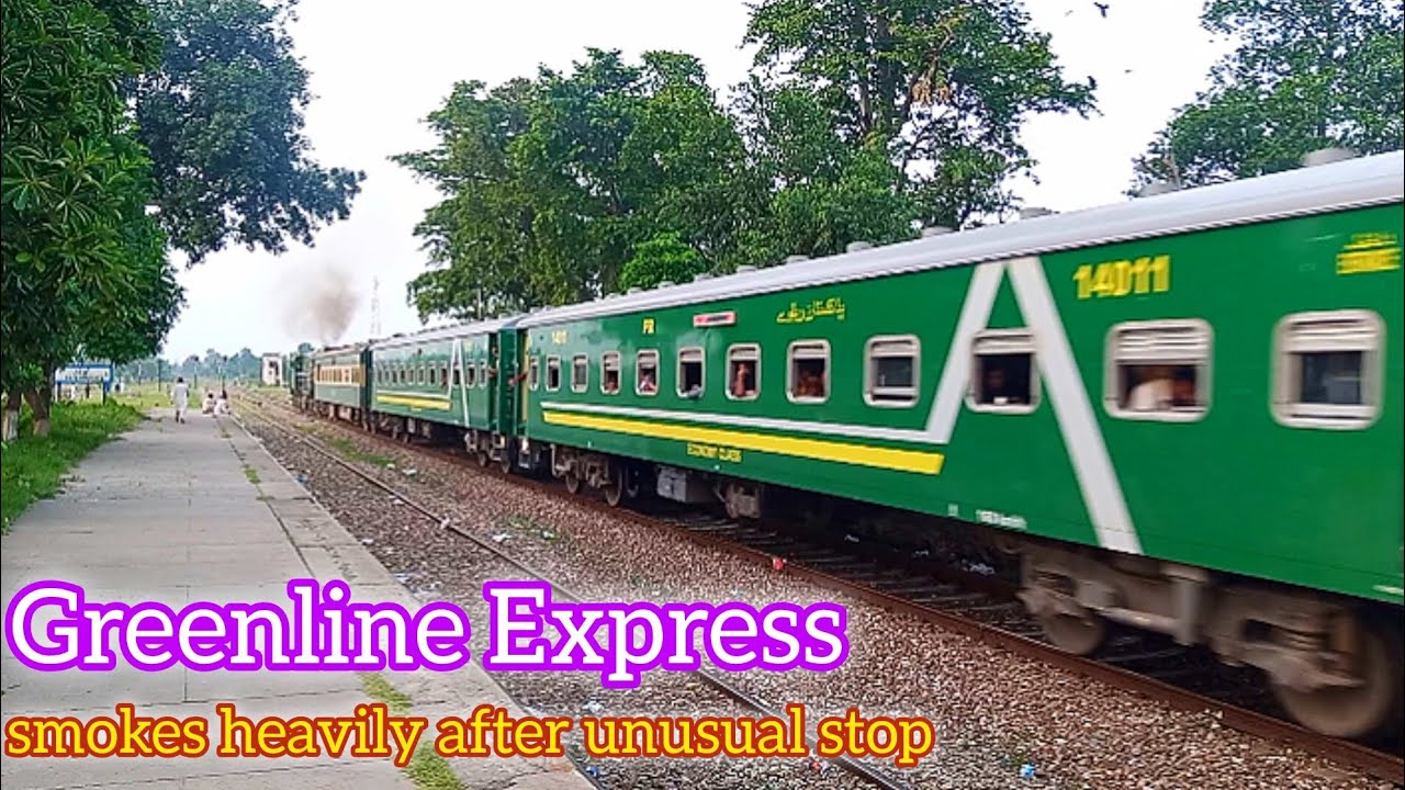 Greenline Express smokes heavily after unusual stop || PR