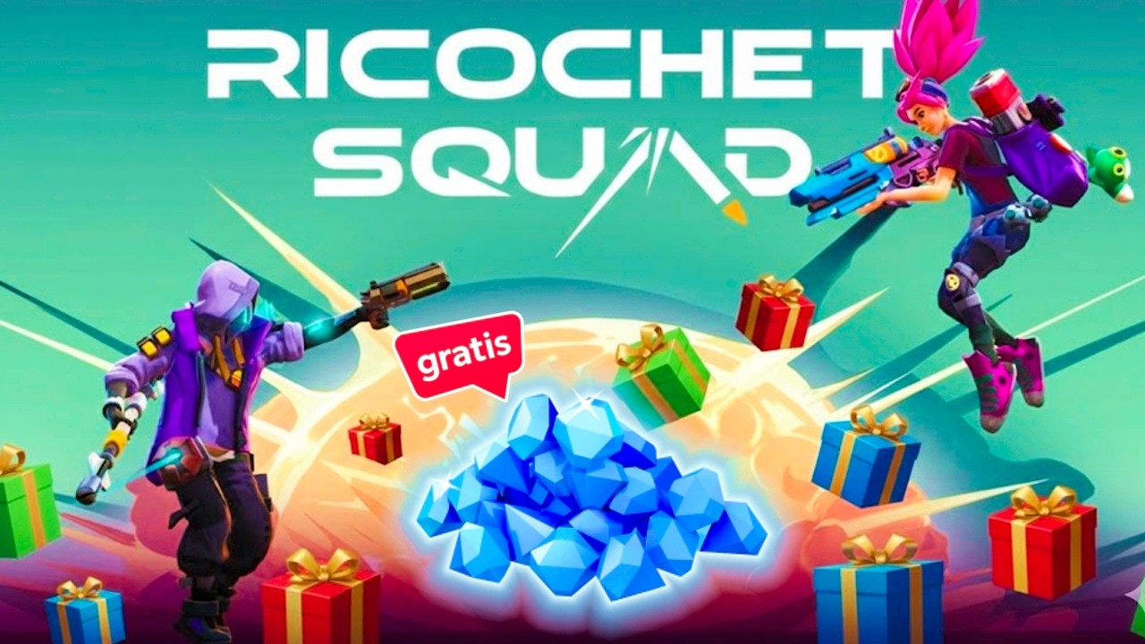 RECLAMA 100 GEMAS GRATIS en Ricochet Squad