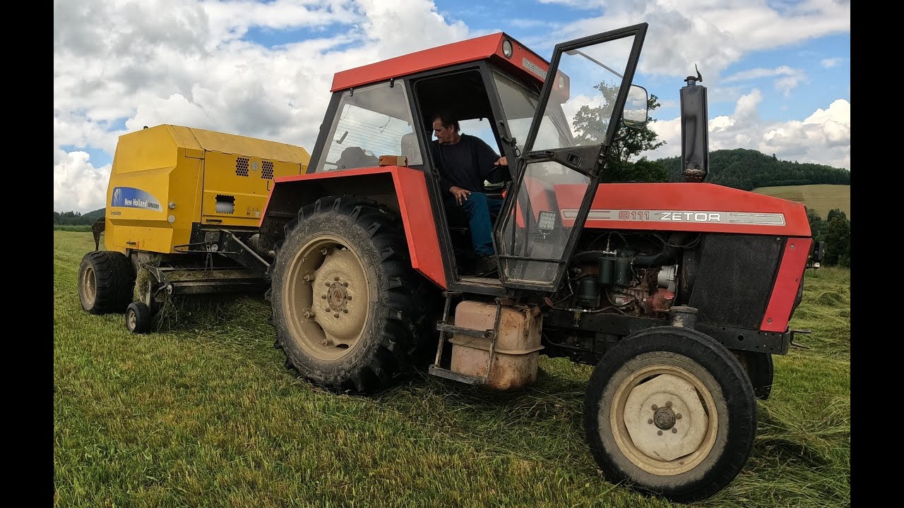 Senáže 2023 na Farmě Kahánek / Zetor 8111 / New Holland BR6090 CropCutter