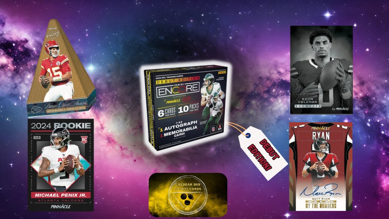 🏈 New Product Review! 🏈 2024 Encore Football Hobby Box! - Debut Edition!