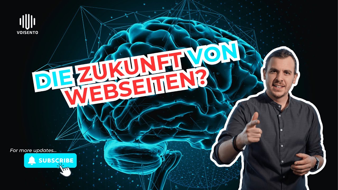 Die Zukunft von Webseiten und einem digitalen Mitarbeiter wie wir ihn bei Voisento erstellen.