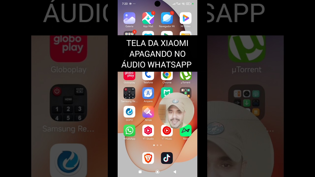 TELA APAGANDO  NO &Aacute;UDIO WHATSAPP #poco #xiaomi #whatsapp #celular