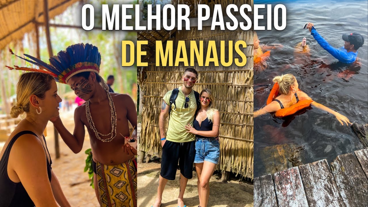 O PASSEIO MAIS COMPLETO DE MANAUS - NADANDO COM BOTOS - TRIBO INDÍGENA - ENCONTRO DAS ÁGUAS