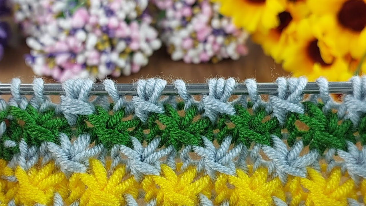 Simple Knitting Pattern for Beginners 👌#simpleknitting #easyknittingpattern #knittingforbeginners 