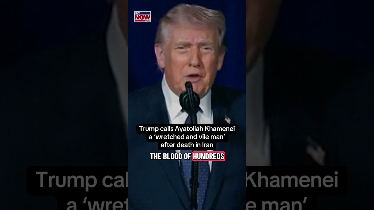 Trump calls Khamenei 'wrenched and vile man'