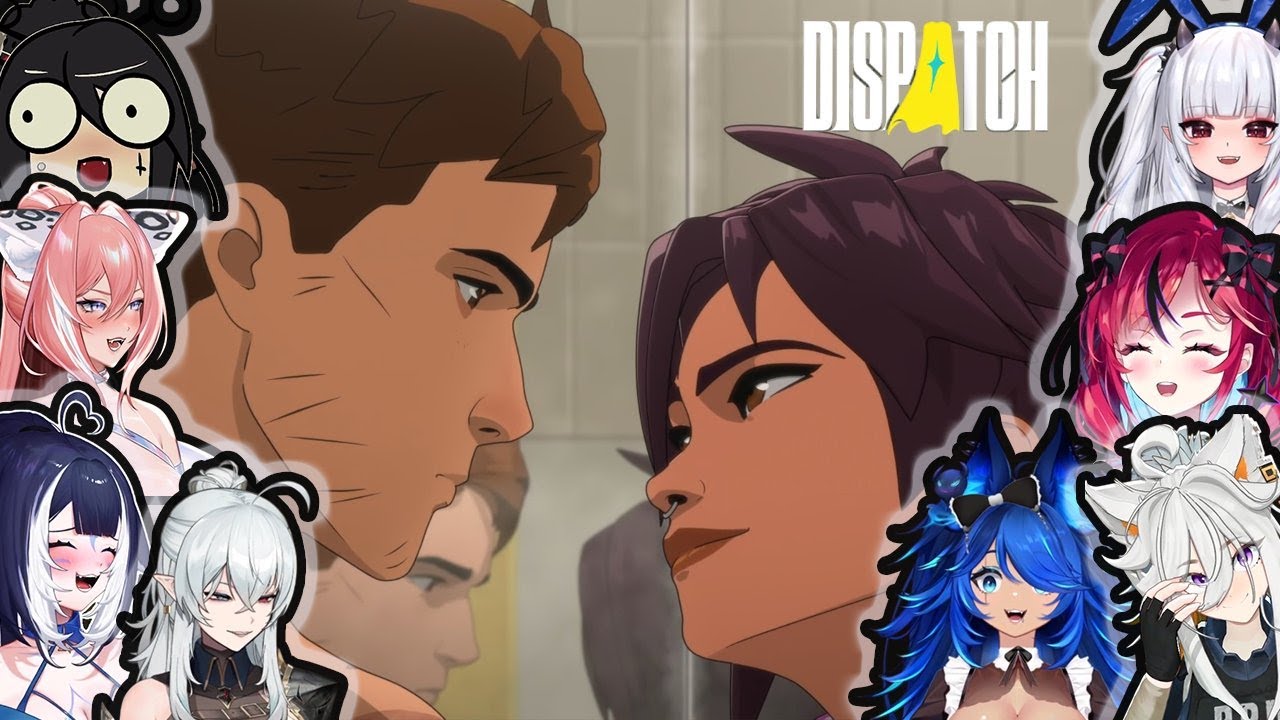 Vtubers play Dispatch: first reaction to Invisigal flirting (compilation)